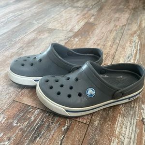 Boys Grey Crocs